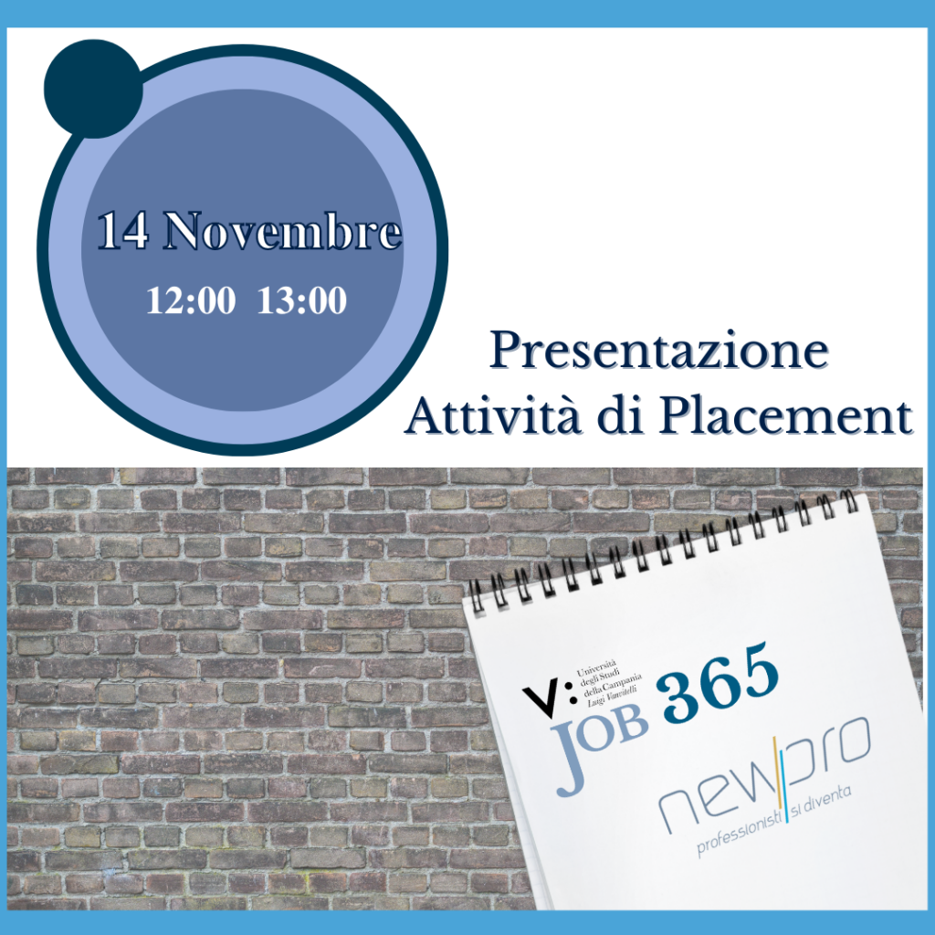 Presentazione Attività di Placement | Job365 NewPro 2